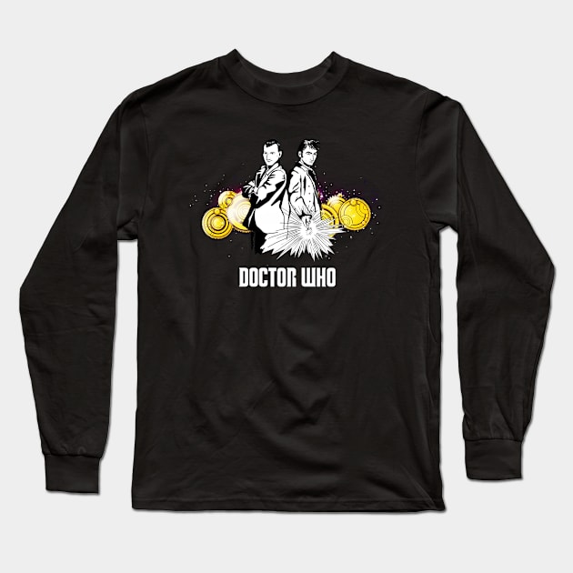 Doctor Who Long Sleeve T-Shirt by vikachan